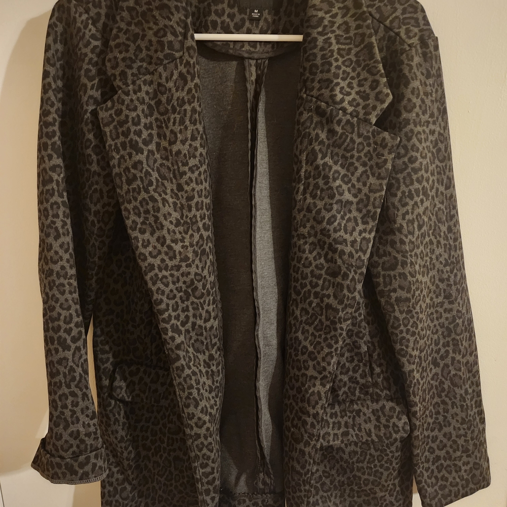Leopard Print Women's Coat